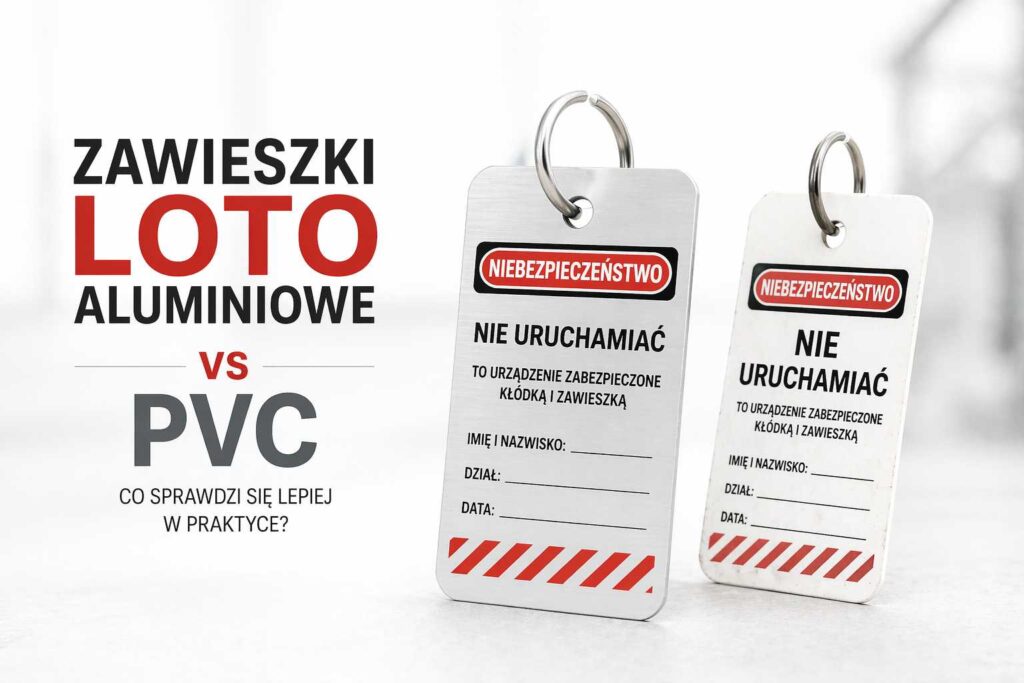 Zawieszki LOTO aluminiowe vs PVC